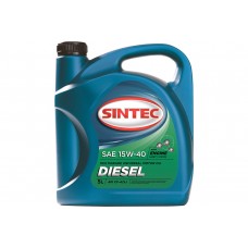 Масло SINTEC Diesel SAE 15W-40 API CF-4/CF/SJ канистра 5л/Motor oil 5liter can